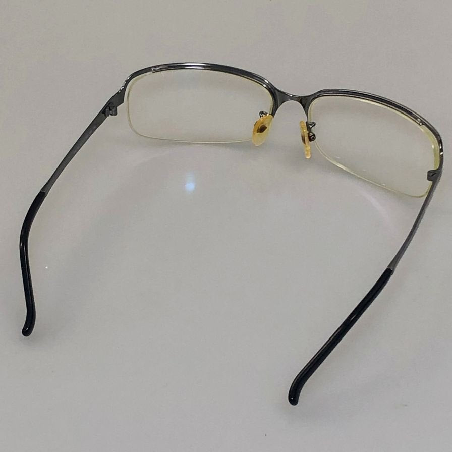 プラダ メガネ スチール フレーム 度付き SPR 78G 63□17 ユニセックス シルバー×ブラック PRADA【AFI27】