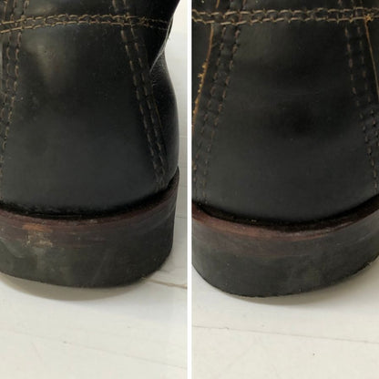 レッドウィング 9060 ベックマン フラットボックス レースアップ レザーブーツ ブラック US8.5D 茶芯 アメリカ製 RED WING 約26.5cm【AFD14】