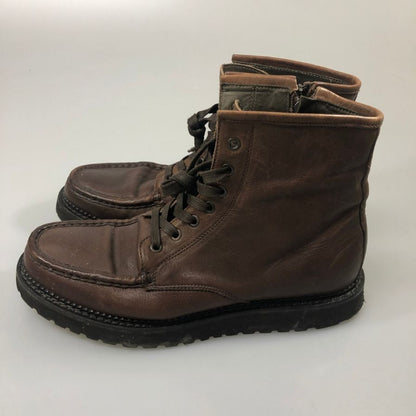 ダナー レースアップブーツ LANCASTER サイドジップ レザー ブラウン メンズ サイズ43 D00003 Danner 約27.5cm【AFC44】