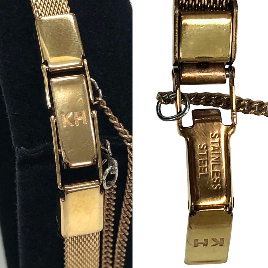 キャサリンハムネット 時計 KH-7711 クォーツ式 ゴールド レディース KATHARINE HAMNETT LONDON