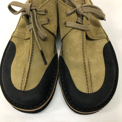 クラークス×シーピー カンパニー カプセルコレクション ローカットスニーカー デザートトレック カーキ×ブラック メンズ サイズ25.5 Clarks×C.P. COMPANY 約25.5cm【AFC28】