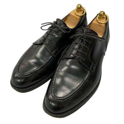 クロケット&ジョーンズ オンスロー2 Uチップ コードバン ブラック サイズ7 メンズ CROCKETT&JONES ビジネスシューズ 約25.5cm【LA】【中古】