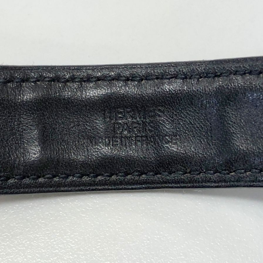 エルメス レザーブレスレット シルバー金具 レディース HERMES