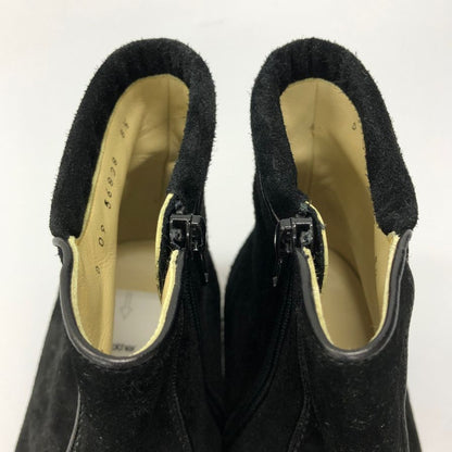 バルマン スウェード サイドジップブーツ ブラック サイズ8.5  BALMAIN 約26.5cm【AFC43】