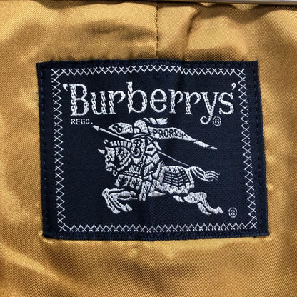 美品◆バーバリー バルカラーコート 90年代 旧タグ ライナー付き カーキ メンズ サイズ165 Burberry 【AFF22】