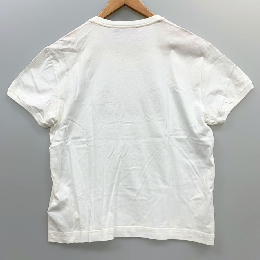 美品◆ドルチェ&ガッバーナ  Tシャツ ロゴ ラインストーン レデイース サイズ40 ホワイト D&G DOLCE&GABBANA 【AFB26】