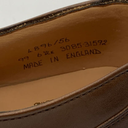 アルフレッド サージェント Uチップ レザーシューズ ブラウン 6.5  ALFRED SARGENT 約24.5cm【AFD15】
