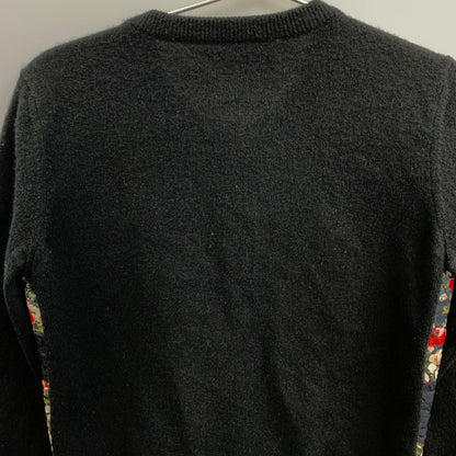 中古◆ドルチェ＆ガッバーナ アンサンブルニットカーディガン 花柄 レディース サイズ不明 ブラック Dolce & Gabbana 【AFB7】