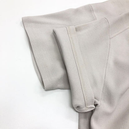 美品◆オーラリー ニット サマーニット Tシャツ 半袖 ウール ポリエステル グレー系 サイズ3 メンズ AURALEE 【AFB34】