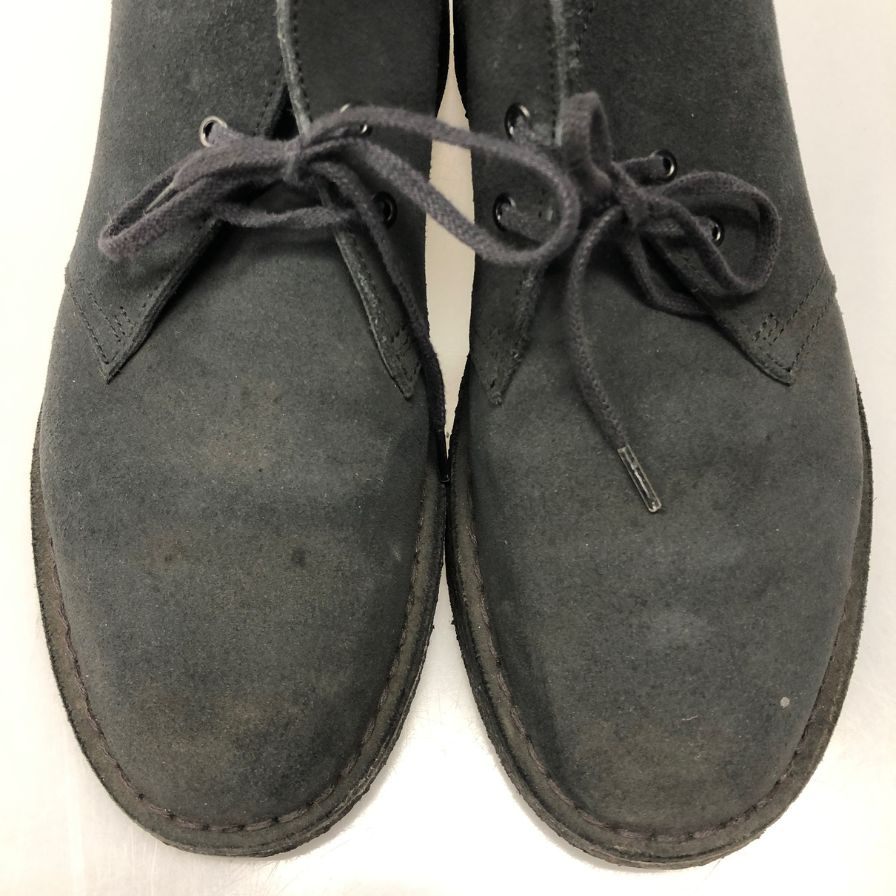 クラークス チャッカブーツ デザート クレープソール ブラック メンズ サイズUK7.5 CLARKS DESERT BOOTS 約26.0cm【AFD7】