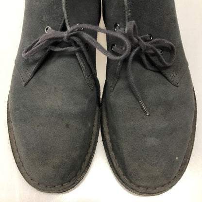 クラークス チャッカブーツ デザート クレープソール ブラック メンズ サイズUK7.5 CLARKS DESERT BOOTS 約26.0cm【AFD7】