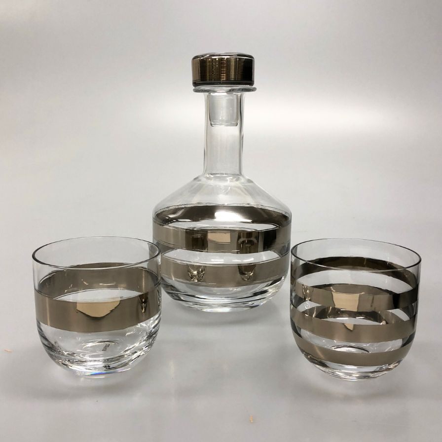 トムディクソン ギフトセット 20周年 グラス2客 デキャンタセット Tom Dixon【AFI28】【中古】