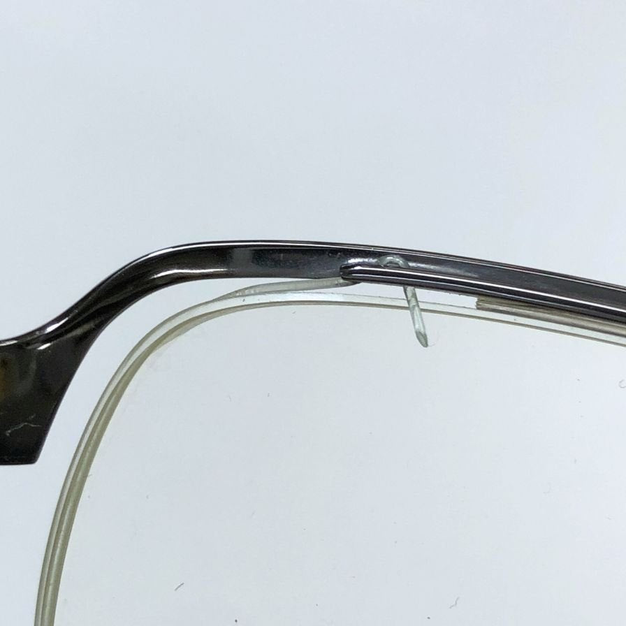 プラダ メガネ スチール フレーム 度付き SPR 78G 63□17 ユニセックス シルバー×ブラック PRADA【AFI27】