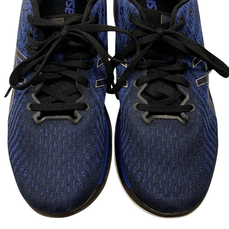 アシックス スニーカー ランニングシューズ Glideride2 サイズ27 メンズ ブルー asics