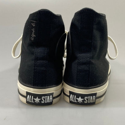 コンバース アニエスベーオールスターコラボ ハイカットスニーカー メンズ ブラック サイズ25cm CONVERSE×agnes b. 約25.0cm【AFD5】