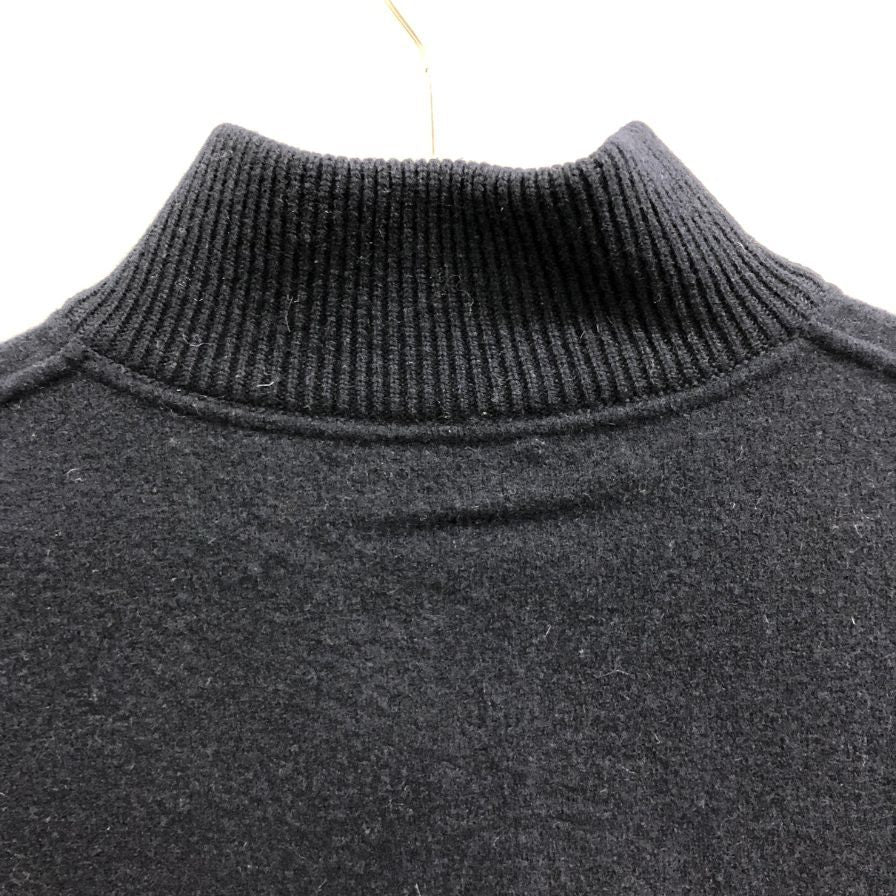 美品◆エルメネジルドゼニア ポロシャツ ニット ウール アクリル ネイビー系 サイズ50 メンズ Ermenegildo Zegna 【AFB41】