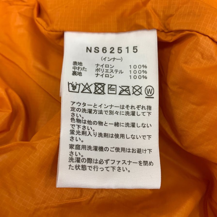 新品同様◆ザ ノース フェイス NS62515 スノーボードジャケットウェア オレンジ ユニセックス サイズL THE NORTH FACE 【AFA13】