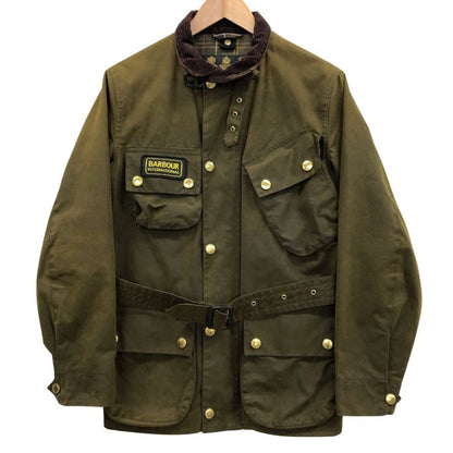 美品◆バブアー 18AW オイルドジャケット インターナショナル カーキ メンズ サイズ34 Barbour SL INTERNATIONAL 【AFB42】