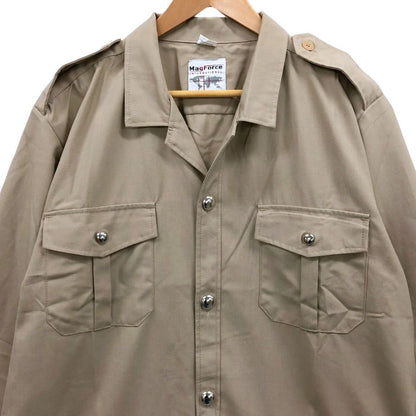 中古◆マグフォース ミリタリーコート A23441 ポリエステル メンズ ベージュ サイズ112 MAGFORCE 【AFB5】