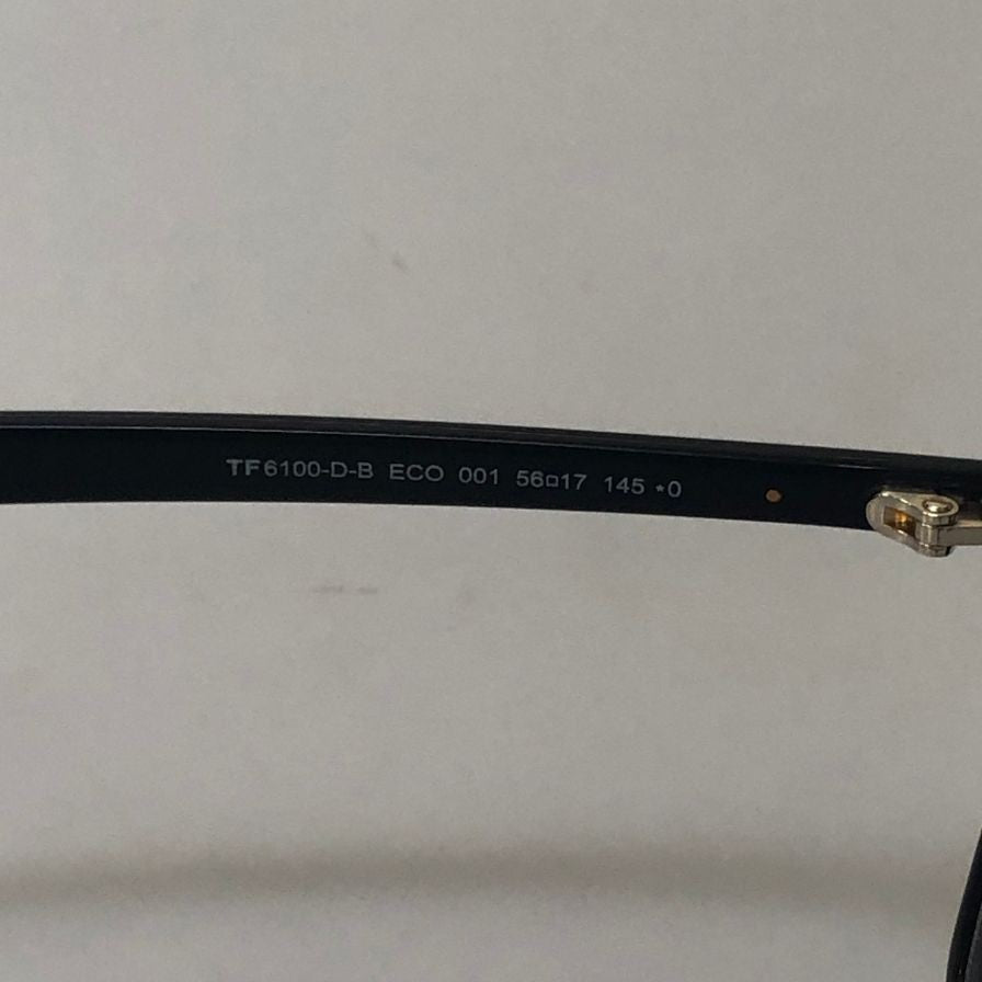 トムフォード ブルーライトカット  メガネ サングラス    TF 6100-D-B ECO 001 56□17 ブラック TOM FORD【AFB55】