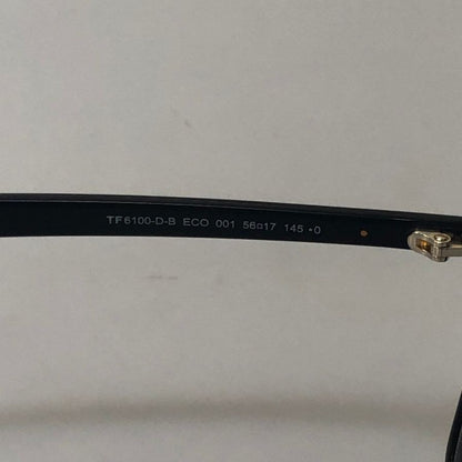 トムフォード ブルーライトカット  メガネ サングラス    TF 6100-D-B ECO 001 56□17 ブラック TOM FORD【AFB55】