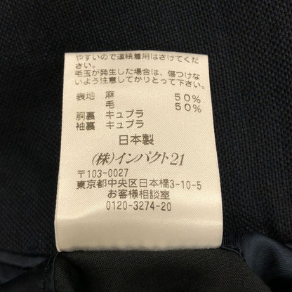 美品◆ポロ ラルフローレン テーラードジャケット 段返り3B ネイビー サイズA6 Polo Ralph Lauren 【AFB14】