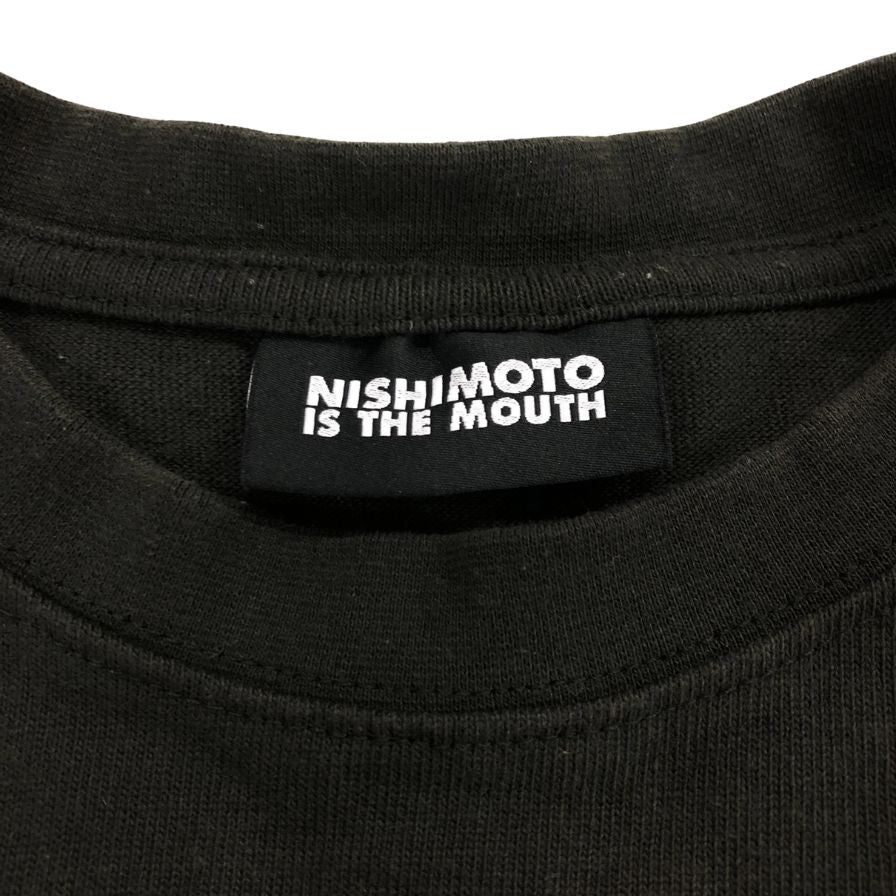 美品◆ニシモト イズ ザ マウス Tシャツ サイズL メンズ ブラック NISHIMOTO IS THE MOUTH 【AFB14】