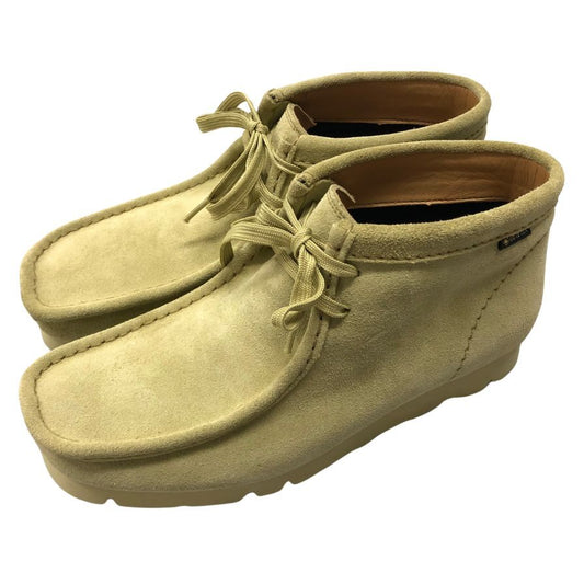 クラークス レザーシューズ ビームス別注 ワラビー BTBGTX ベージュ メンズ サイズUK7.5 CLARKS 約26.5cm【AFD4】
