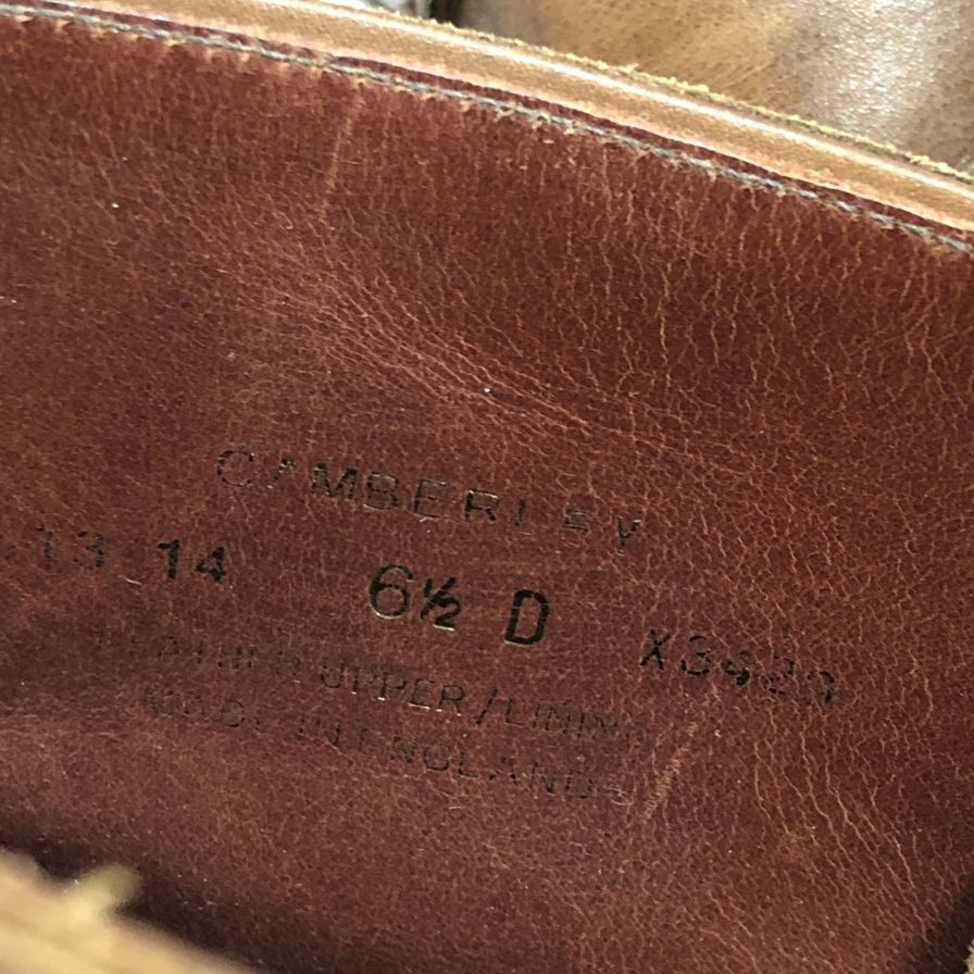 クロケット＆ジョーンズ キャンベリー チャッカブーツ メンズ ブラウン サイズUK6.5E  Crockett & Jones ブーツ 約25.5cm【LA】【中古】