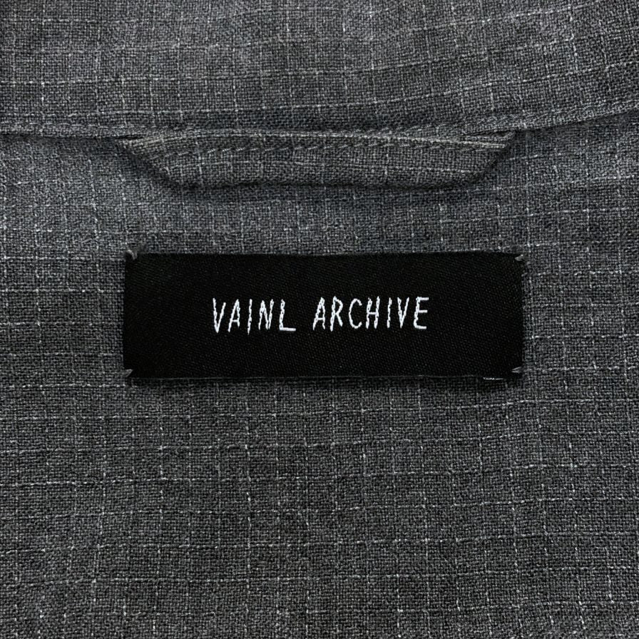 極美品◆ヴァイナルアーカイブ 17SS アノラックジャケット ハーフジップ メンズ サイズS VAINL ARCHIVE 【AFB27】
