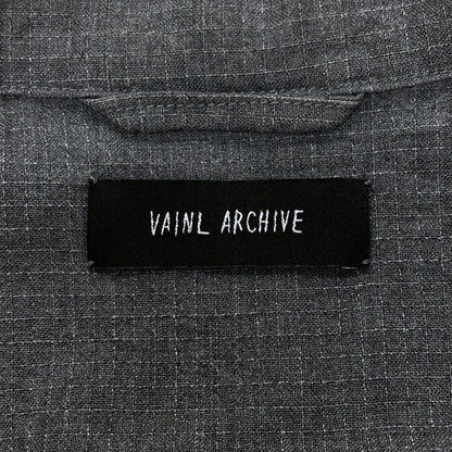 極美品◆ヴァイナルアーカイブ 17SS アノラックジャケット ハーフジップ メンズ サイズS VAINL ARCHIVE 【AFB27】
