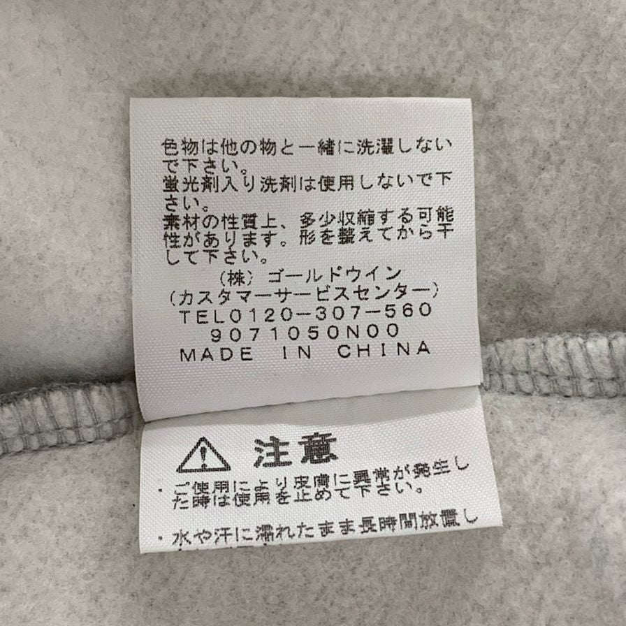 美品◆ザ ノースフェイス スウェット クルーネック NT61812Z サイズM グレー メンズ THE NORTH FACE 【AFB13】