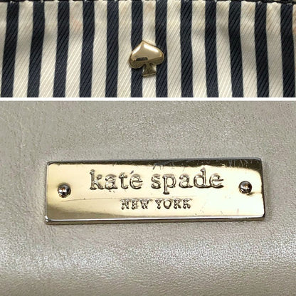 ケイトスペード ショルダーバッグ レザー アイボリー シルバー金具 レディース kate spade【AFE9】
