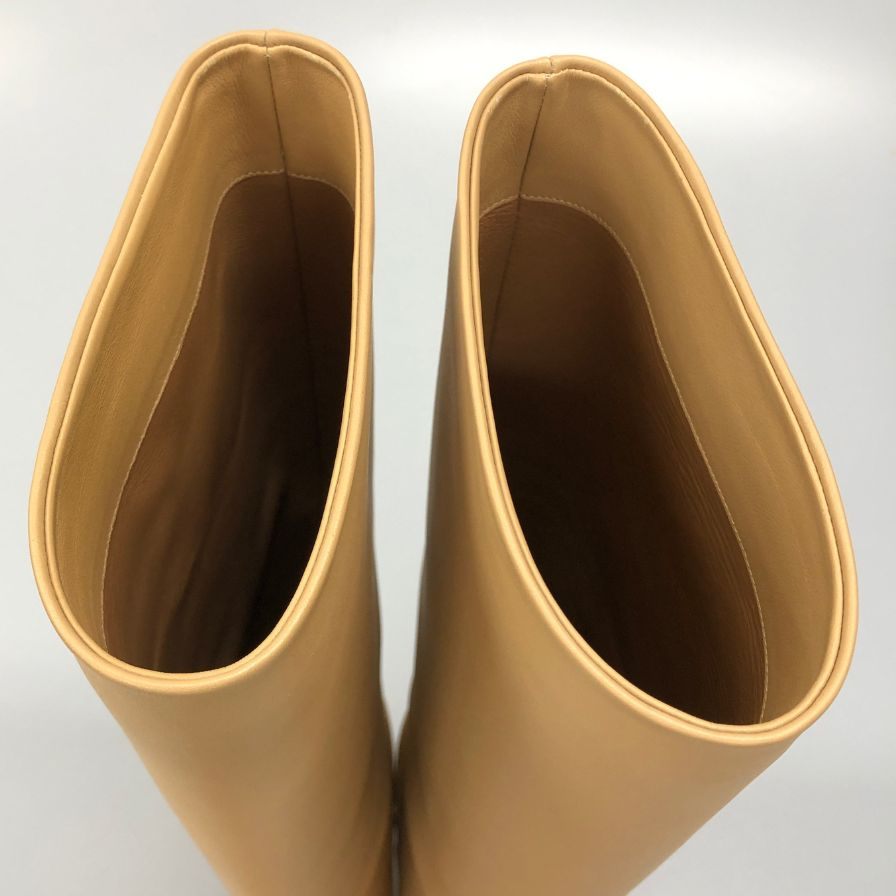 ペリーコ ブーツ ハイヒール APEMA80 レザー サイズ35 ベージュ系 レディース PELLICO 約21.5cm【AFD15-2】