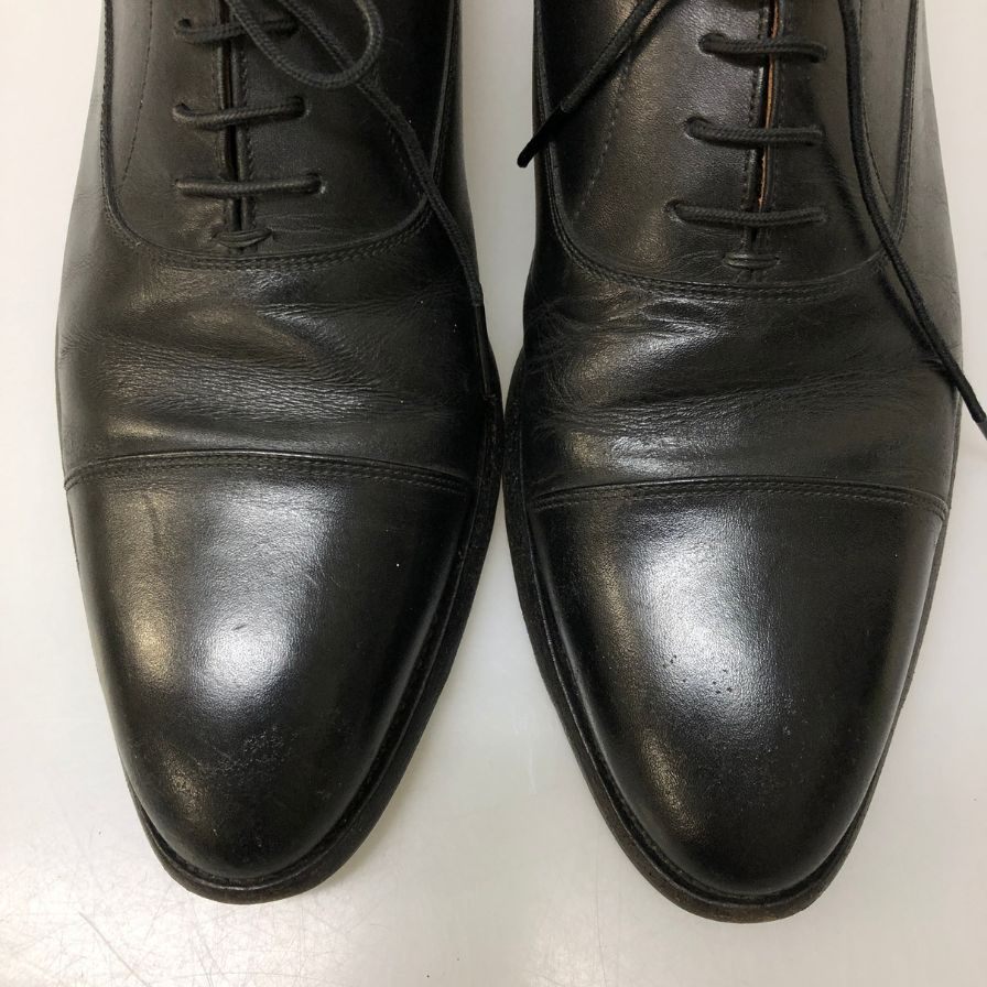 スコッチグレイン 内羽根ストレートチップ メンズ ブラック サイズ25 SCOTCH GRAIN 約25.0cm【PTM2】