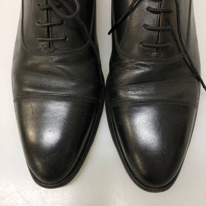 スコッチグレイン 内羽根ストレートチップ メンズ ブラック サイズ25 SCOTCH GRAIN 約25.0cm【PTM2】
