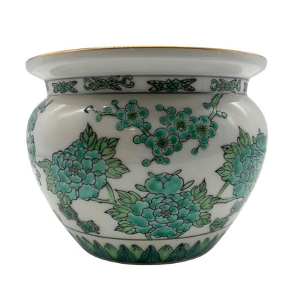 ゴールド イマリ 有田焼 小鉢 手描き 雉 ホワイト＆グリーン GOLD IMARI【AFI26】【中古】