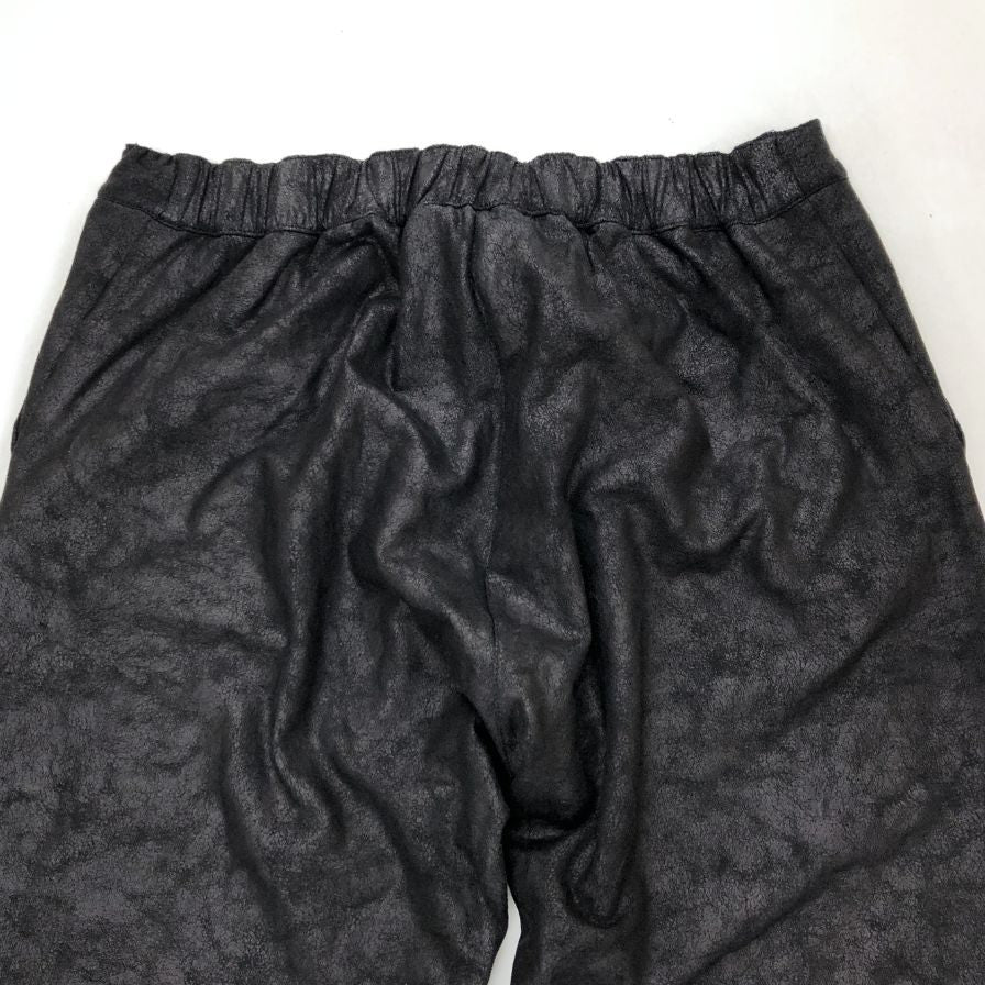 ヴィルナドロォ パンツ 総柄 コットン ジョガー ボトム ウエスト ゴム イージー ブラック レディース サイズZERO Virna Dro 【AFB46】
