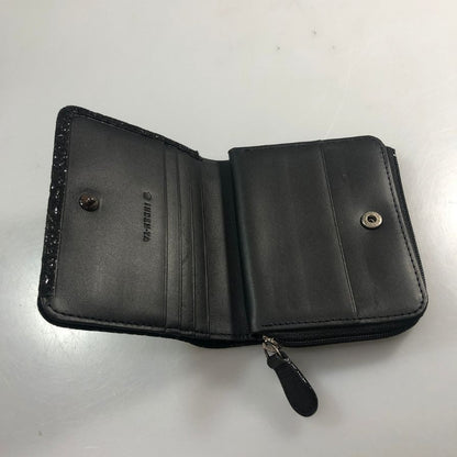 印傳屋 財布 財布 二つ折り コンパクト ミニウォレット ブラック系【AFI16】