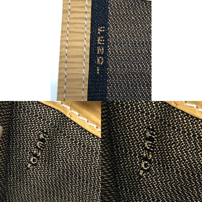 フェンディ 二つ折り財布 オールドフェンディ ペカン柄 ストライプ柄  ブラウン系 FENDI S.A.S.【AFI16】