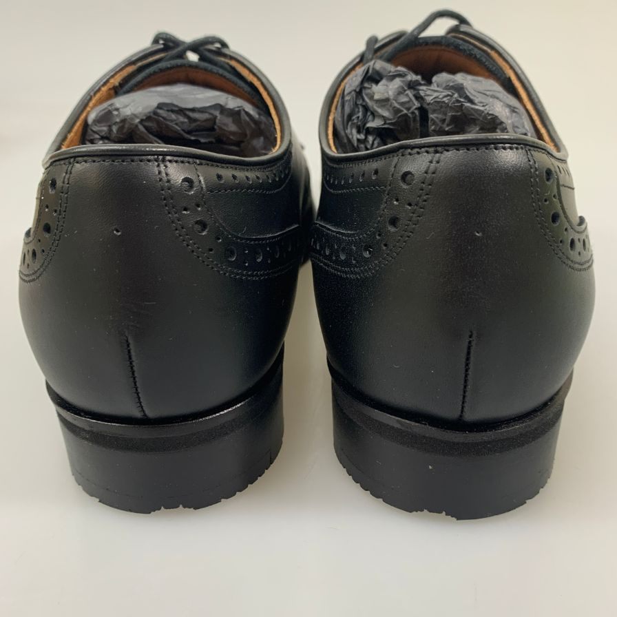 アシックス ランウォーク レザーシューズ ウイングチップ 1231A224-001 メンズ サイズ25.5EE E3  ASICS RUNWALK 約25.5cm【AFD15】