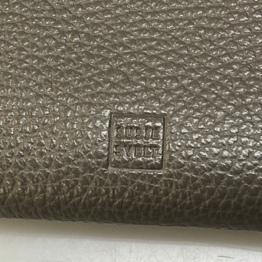 スージースベルト ミニショルダーバッグ グレインレザー ビスポーク メンズ グレー SUSIE SVELT【AFE9】