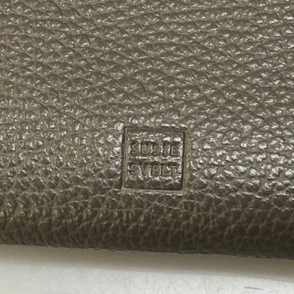 スージースベルト ミニショルダーバッグ グレインレザー ビスポーク メンズ グレー SUSIE SVELT【AFE9】