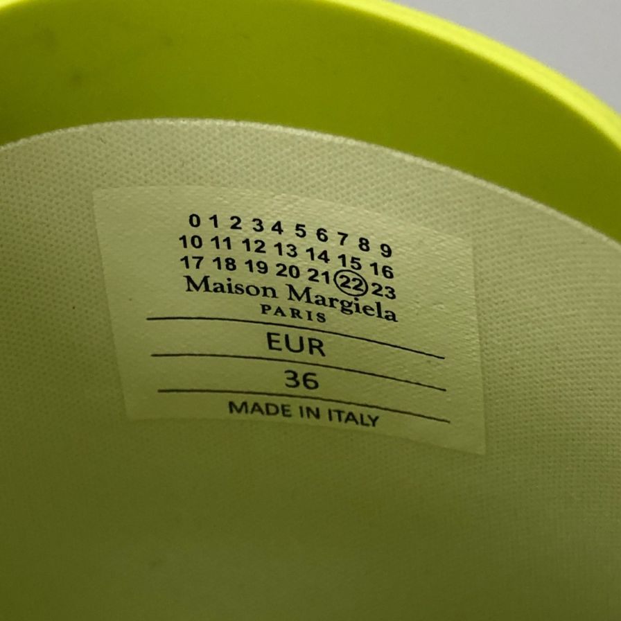 メゾン マルジェラ サンダル S58WX0100 ラバー グリーン系 サイズ36 レディース Maison Margiela 約23.0cm【AFD13】