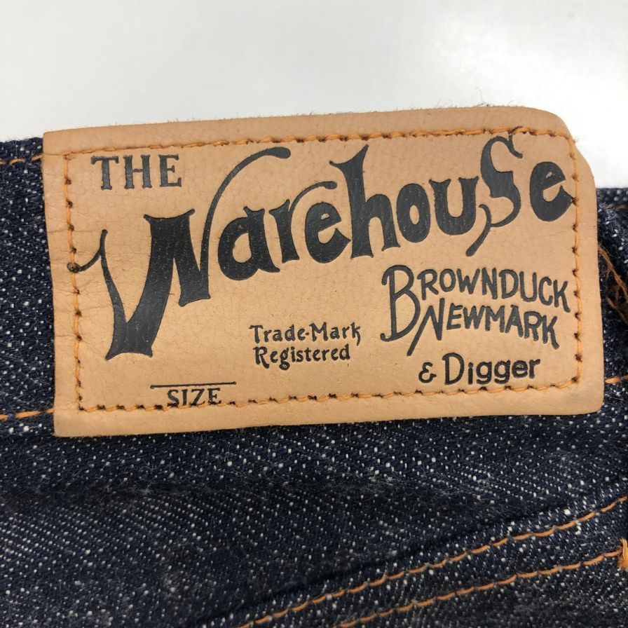 ウェアハウス リジッドデニム インディゴ 28インチ 赤耳 隠しリベット WAREHOUSE 【AFB4】