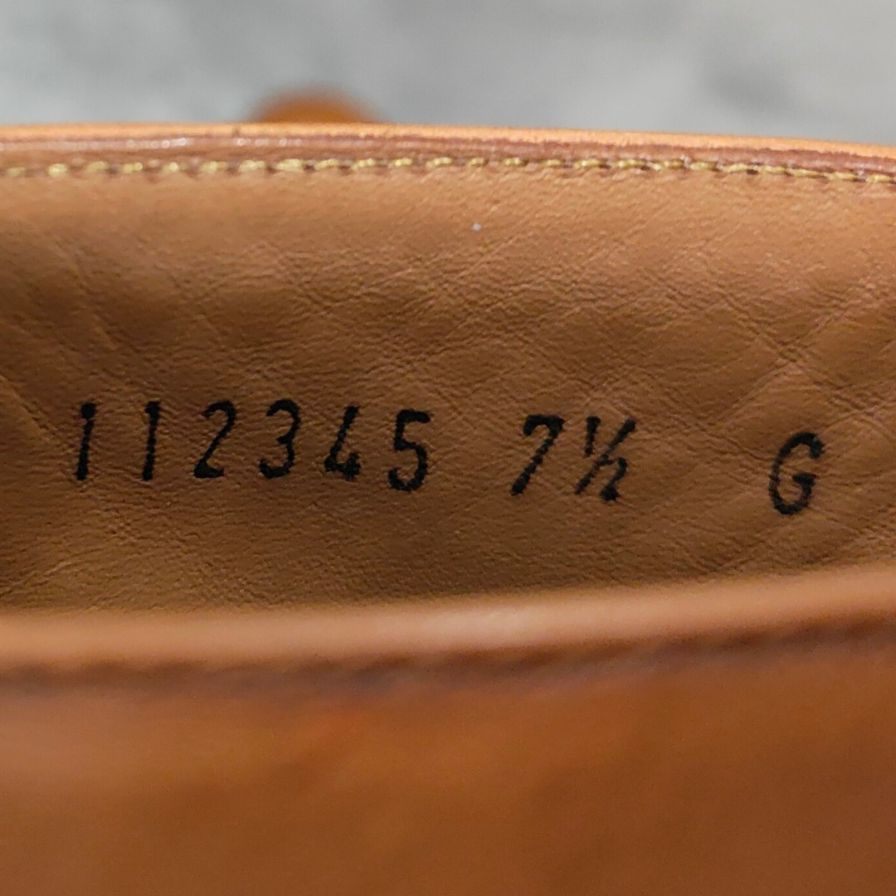 グレンソン チャッカブーツ ウェンデル カーフ ライトブラウン サイズUK7.5G GRENSON ブーツ 約25.5cm【LA】【中古】