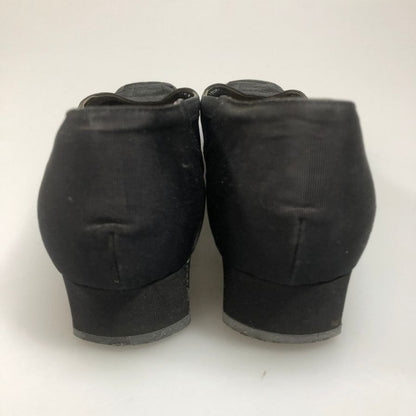 フェンディ メッシュ パンプス レディース サイズ37 ブラック FENDI 約23.5cm【AFC8】