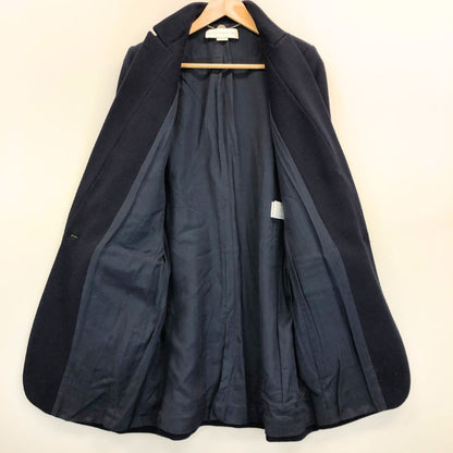 美品◆ステラマッカートニー ミドルコート 1B ウール ネイビー レディース サイズ40 STELLA McCARTNEY 【AFA8】