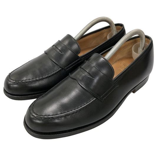 クロケット＆ジョーンズ ローファー ボストンサイズ7E ブラック Crockett&Jones ローファー 約25.5cm【LA】【中古】