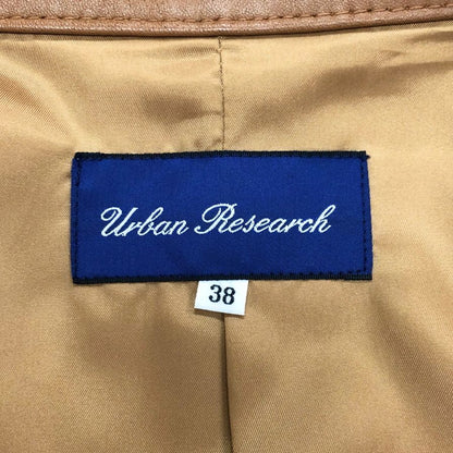 美品◆アーバンリサーチ ライダースジャケット メンズ ブラウン サイズ 38 URBAN RESEARCH 【AFB8】